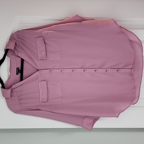 Torrid Size 0 Lilac Button Polyester Top - Picture 1 of 3